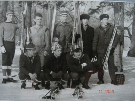 Виноградов Василий - сборная ЛМУ ВМФ по лыжам 1969 год