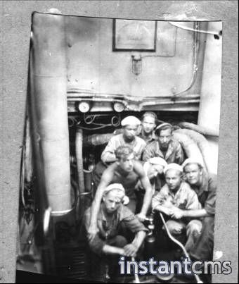 На «Ямале» (1950 г)  Филиппов, Алепко, Егоров, Ошибченко, два машиниста и Ширяев